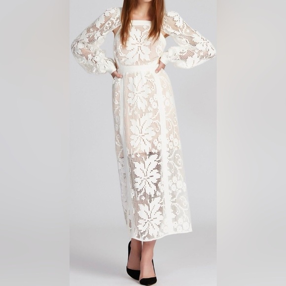 NWT Alice McCall- You Got the Love Dress in Color Porcelain. Size US 6 - Picture 1 of 14